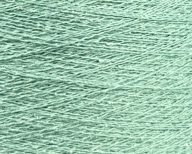 Toscano S.r.L. Art. Spezz 852 Nm 2/34 – Garn aus Seide, Baumwolle und Viskose col. 4308 Wassergrün